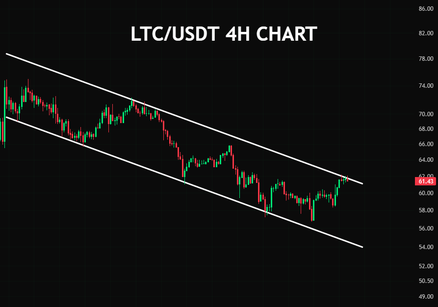 cryptojack's tweet photo. #LTC has reached a resistance level.

Watching closely... 👀 https://t.co/EMN6xmEKL2