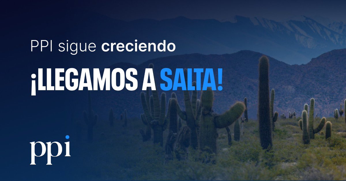 pportfolio's tweet photo. Detrás de cada logro hay un gran equipo que lo hace posible 💙

Hoy inauguramos PPI Salta, nuestra primera sucursal en el interior del país y el puntapié inicial del plan de expansión federal de PPI.

Con esta apertura, acercamos nuestra propuesta de valor a clientes e inversores del NOA, seguimos impulsando el crecimiento de cada región y estando cada vez más cerca tuyo. 

Si estás en la zona, te esperamos en      📍Au. Circunvalación Oeste, Salta | A4400 | Edificio WA Sinergico | Oficina 104

¡Gracias por confiar en nosotros y ser parte de este crecimiento!