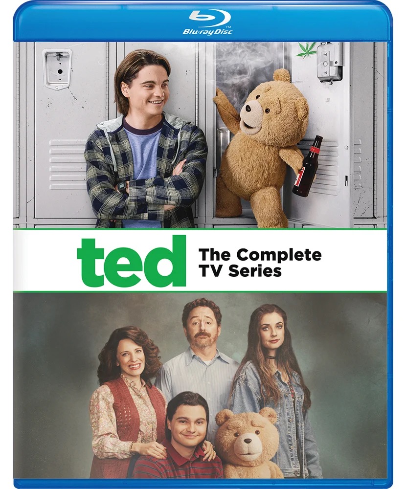disc_connected's tweet photo. ***ANNOUNCEMENT***

Coming on November 24th on Blu-ray and DVD in the US form @UniversalPics: #Ted: The Complete Series (2024-2026)!

Family Guy creator Seth MacFarlane takes Ted, the foul-mouthed stuffed bear, from two hit films to this hilarious 90's prequel TV series. Bostonian teenager John Bennett & his best friend Ted work their way through high school, stir up trouble with irreverent antics, & search for ways to get stoned. John's parents, Matty and Susan, and his cousin Blaire worry Ted might be a bad influence, but the bear will always go out on a limb to help his "thunder buddy's" family in Ted: The Complete Series.

MovieZyng Preorder (All preorders 10% off): https://t.co/zW1m0kE7fB

#BluRay #Ad #PhysicalMedia #BluRays #BoutiqueBluRay #CultMovies #DiscConnected #SethMacFarlane