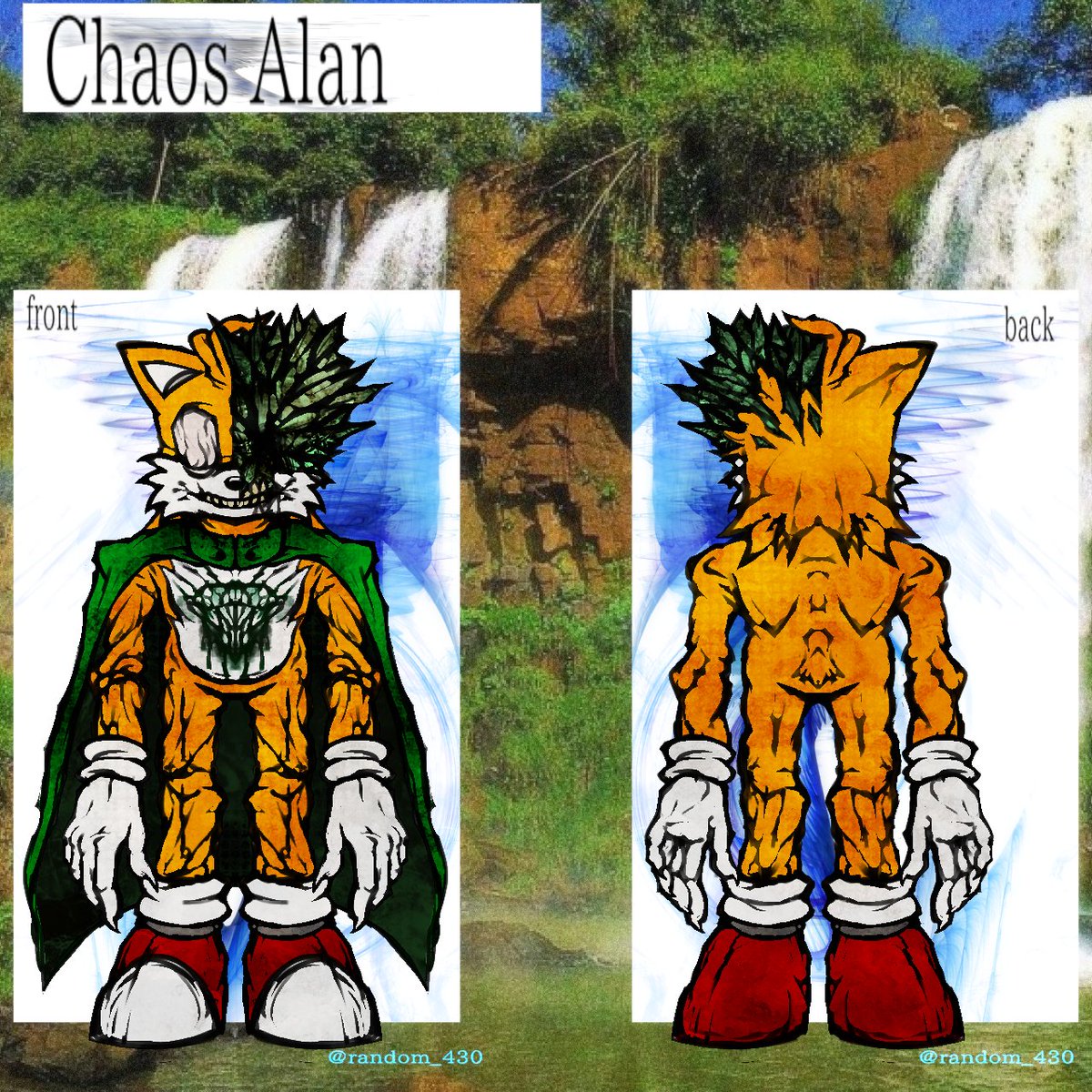Random_430's tweet photo. FINISHED COMMISSION FOR @gnie15828 featuring Chaos Alan!!
Hope you enjoy it! :D

[ #sonicexe #exeoc ] https://t.co/FsB2L9z0tT