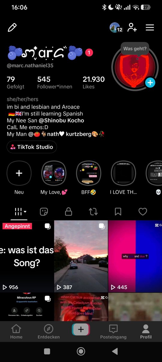 emily9fdy's tweet photo. Hey guys, some of you might know my TikTok account. I'm going to take a long break, maybe I'll be back in a year, maybe on the 1st, but unfortunately I can't promise anything.Because I unfortunately have no more ideas, and that also means no more videos from Marc and Nathaniel https://t.co/khRxptTJpd