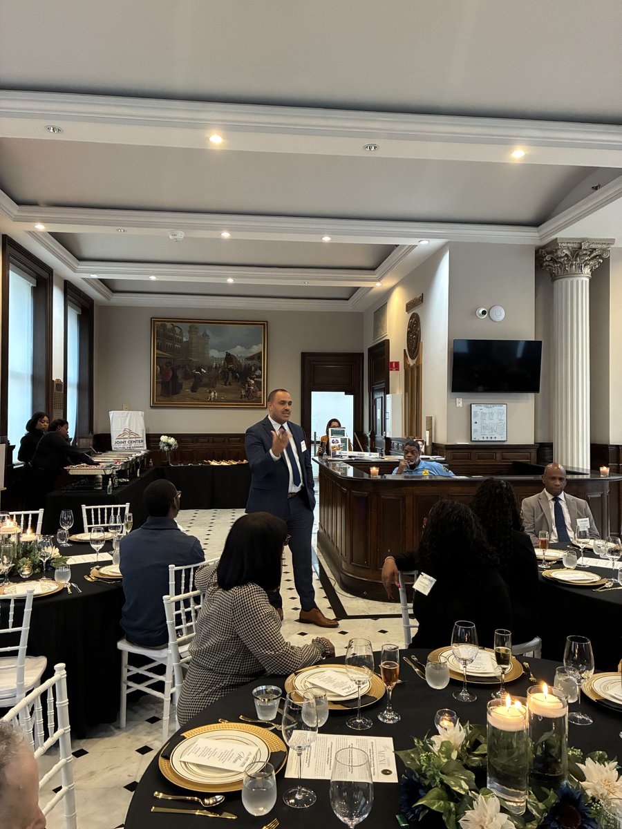 JointCenter's tweet photo. Last night, the Joint Center celebrated our staff, board, and alumni at a special dinner. We were grateful to create a space that brings together the Joint Center's past, present, and bright future. https://t.co/SfsN8tTdlD