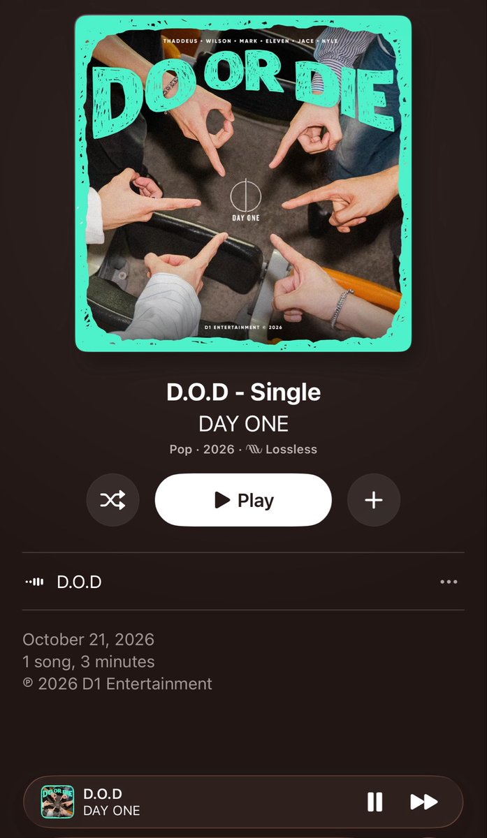 DAYONEOfficial_'s tweet photo. DAYLIGHTS! Nakapag-stream na ba ang lahat?! 😎✨💙

DO OR DIE OUT NOW 

#DAYONEOfficial #DAYONE_DOD https://t.co/m7pS6C3C0Q
