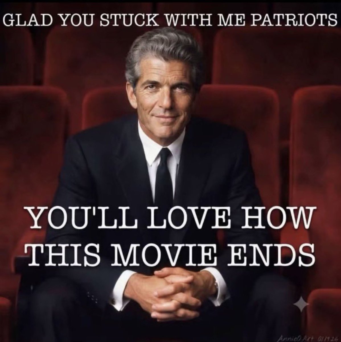 JohnFKenn_ooJr's tweet photo. A NOTE TO ANONS🐸

"Dear Patriot - you have been through more than you let on, more than anyone knows: the sleepless nights; the relatives, friends and strangers who laughed at you
- the moments you questioned yourself. The times you had nothing left, but still chose to believe https://t.co/v9djEFe8iR