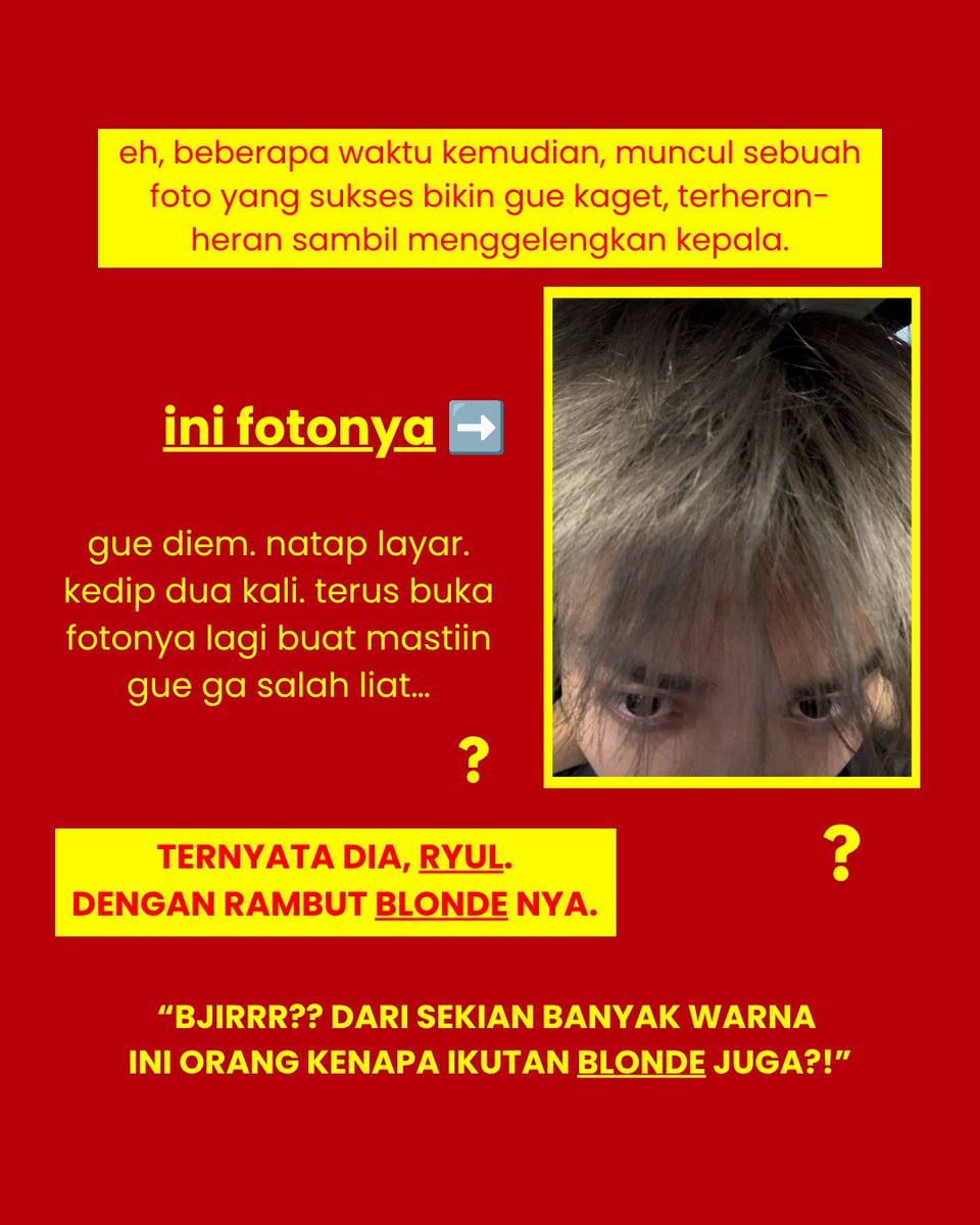 ryulsolmayo's tweet photo. 🔎 the blonde conspiracy (misteri rambut blonde)😱

#ShottiesSelcaDay #SSD #4shosd #LNGSHOT #롱샷 #RYUL #률 @LNGSHOT4sho https://t.co/qMWa3LGZzD