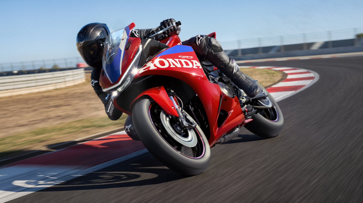DevittInsurance's tweet photo. Japanese firm releases ‘pocket rocket’ 500 with four-cylinder 70bhp engine, full fairing and basic road sports chassis for under £7k... https://t.co/TM8xyUDWV5 https://t.co/bHlrdTbLUG