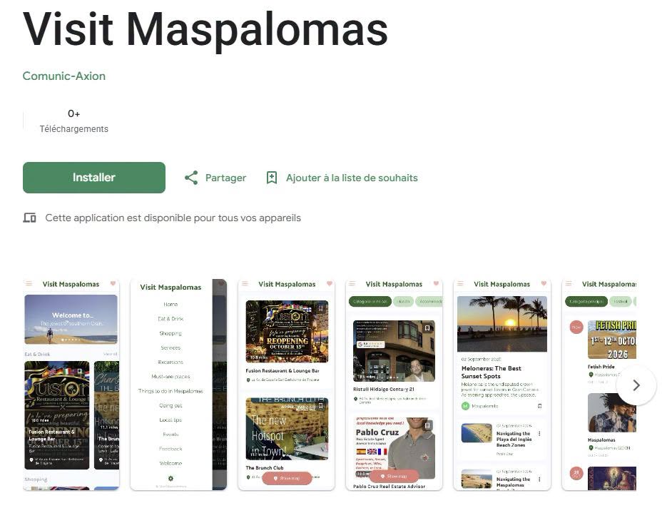 DunasMap's tweet photo. 🌴📱 DISCOVER MASPALOMAS WITH VISIT MASPALOMAS! ☀️🌈

Your new travel companion is here! Explore more places, discover local tips and stay up to date with the latest news to make the most of your stay. 🗺️✨

📲 FREE DOWNLOAD on Google Play & the Apple App Store! Link in the first comment 👇

Ready to explore Maspalomas? 💚

#GayMaspalomas #Maspalomas #GayGranCanaria #GayTravel