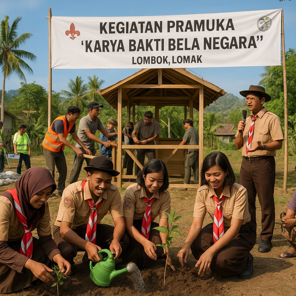 Untuknegeri_id's tweet photo. Kegiatan Pramuka 'Karya Bakti Bela Negara' Sukses Digelar di Lombok

#UntukNegeri
#PramukaKaryaBakti
#BelaNegara
#Lombok
#GerakanPramuka

https://t.co/zl8tz4EkRW https://t.co/qmNGhNevsZ