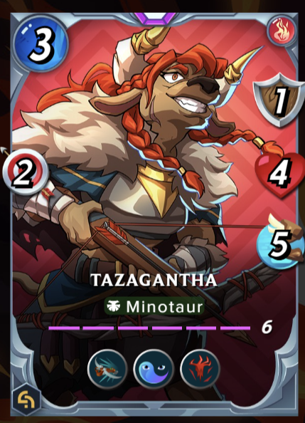 bttlbeasts1153's tweet photo. Welcome to the @splinterlands  family, Tazagantha! This kindred combo is playable under HanV https://t.co/Iz50CaDo4n