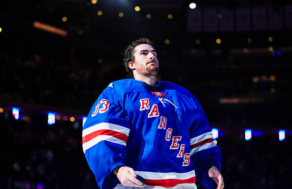 LassStats's tweet photo. Is Dylan Garand the season-saver for the #NYR?

> 24 Years Old
> Record: 4-2-1
> .929 SV% (4th best)
> 1.85 GAA (4th best) 
> 5.6 GSAA (4th best) 

Leading the Rangers to 7-3-1 and 2nd in the Metro. https://t.co/muPgR2Z6Vs