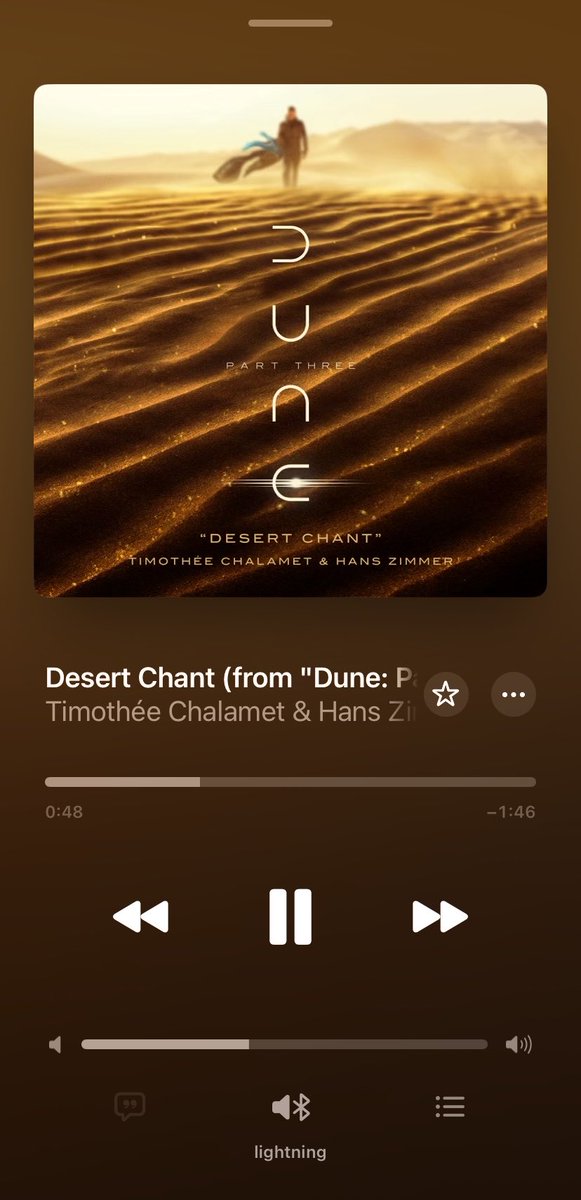 Baswa_'s tweet photo. Hand Zimmer et Timothée Chalamet ont déjà sorti ce banger pour DUNE 3. 

Le film va être légendaire https://t.co/MA2zCeqtkb
