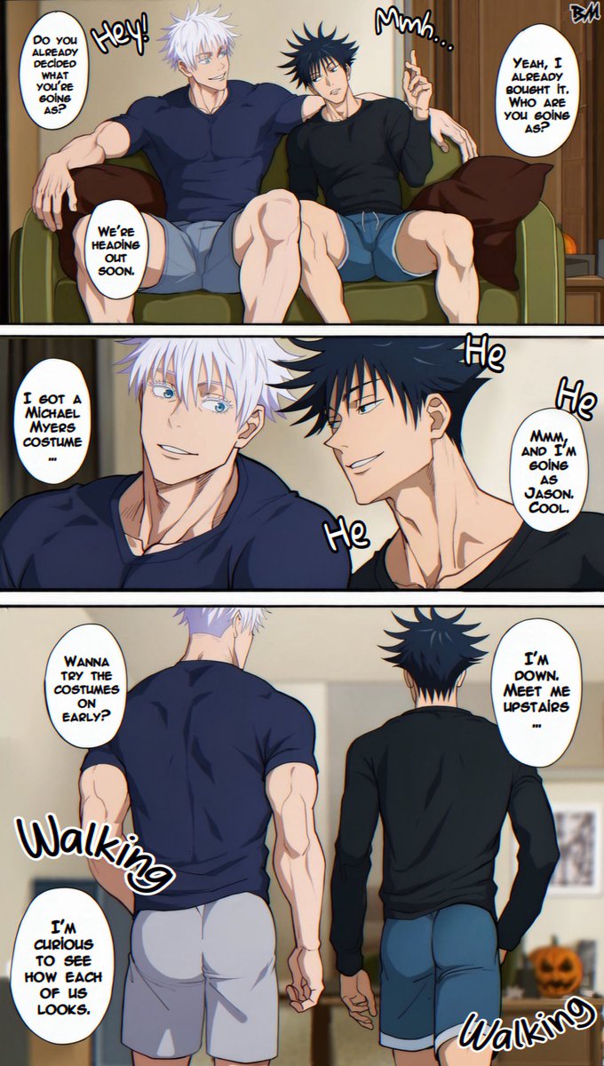 big_ass_looover's tweet photo. 🎃Halloween story🎃
Another horror story for you guys…😈🔥

Part 1/3
#fushiguromegumi #satorugojo #JujutsuKaisen #yaoi #bl #nsfw https://t.co/CgzQMmEJBs