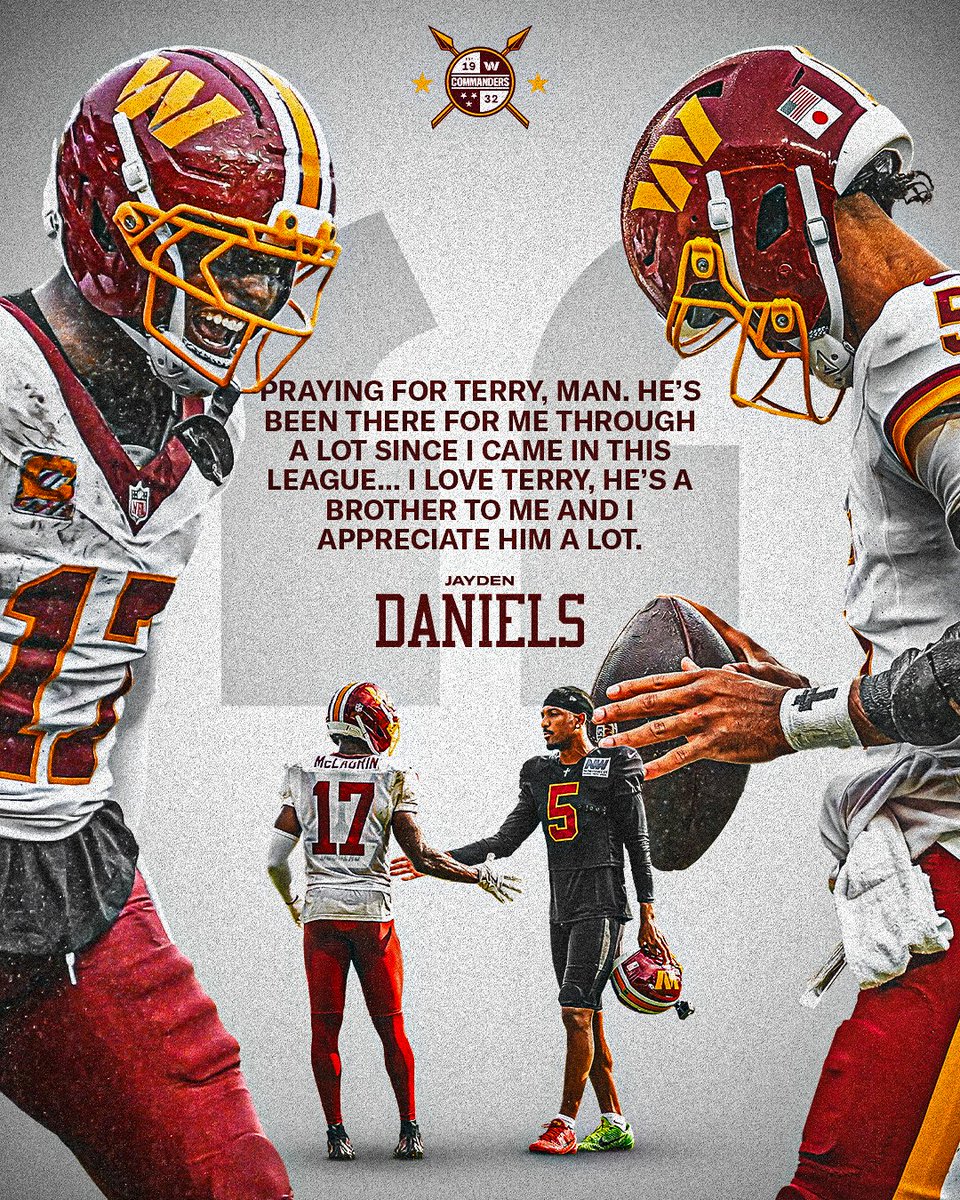 Commanders's tweet photo. Brothers 🤝

@JayD__5 x @TheTerry_25 https://t.co/3oSXu8rDyy