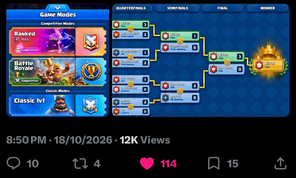 fixclashroyale's tweet photo. @ClashRoyale I’m trying to help, time to start listening to the community https://t.co/uSdvEdwUMp