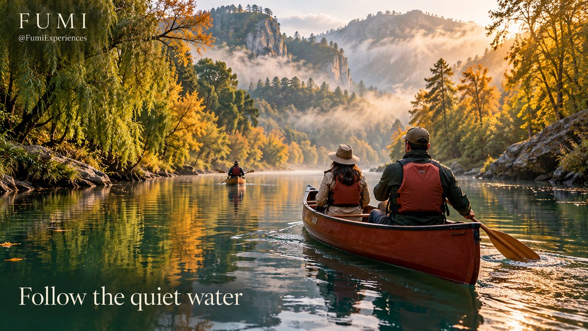 FumiExperiences's tweet photo. 🛶

An inland paddle offers a different way to meet the Japanese landscape.

Consider a guided canoe outing on water suited to your confidence: a low viewpoint, reflections all around and a new rhythm to the day.

Let the guide set the pace.

#FumiJapan https://t.co/M5WHRPwLr5