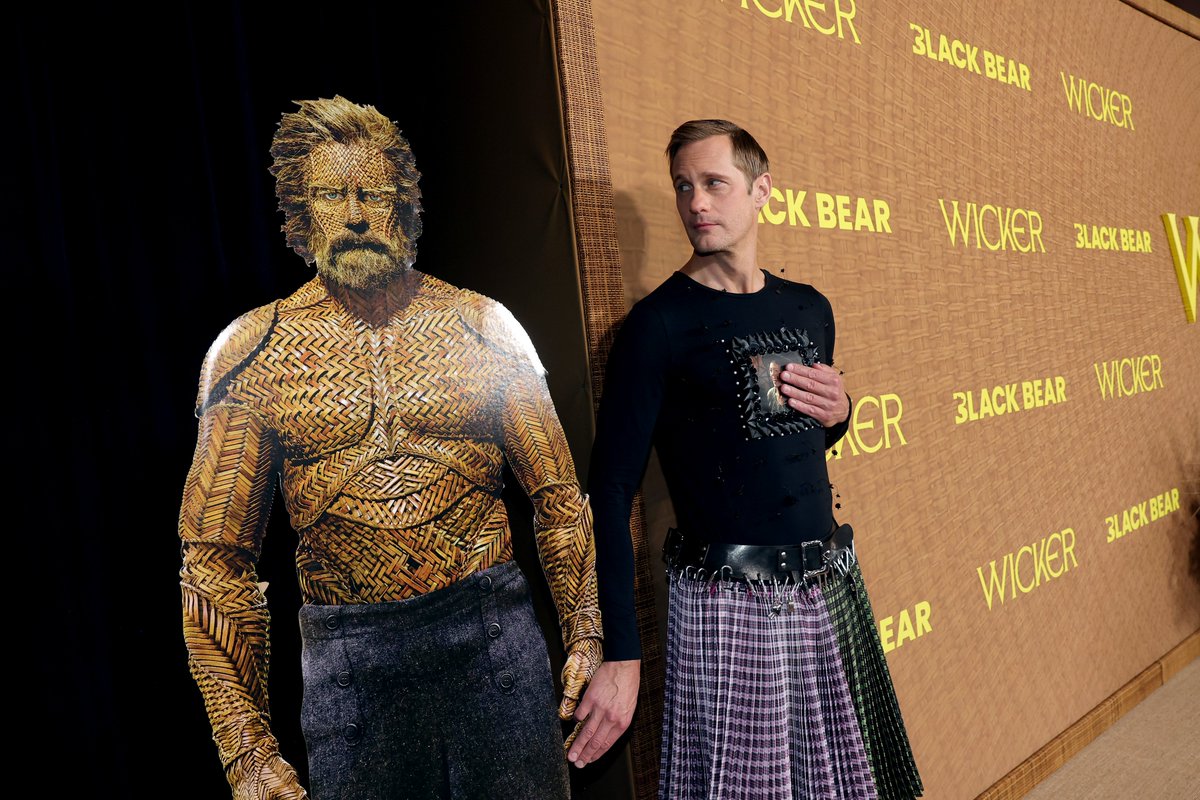 Cosmopolitan's tweet photo. what if i said i wanted the wicker life size cutout AND an alexander skarsgård life size cutout. then what. https://t.co/Gvo0N0Yw1E