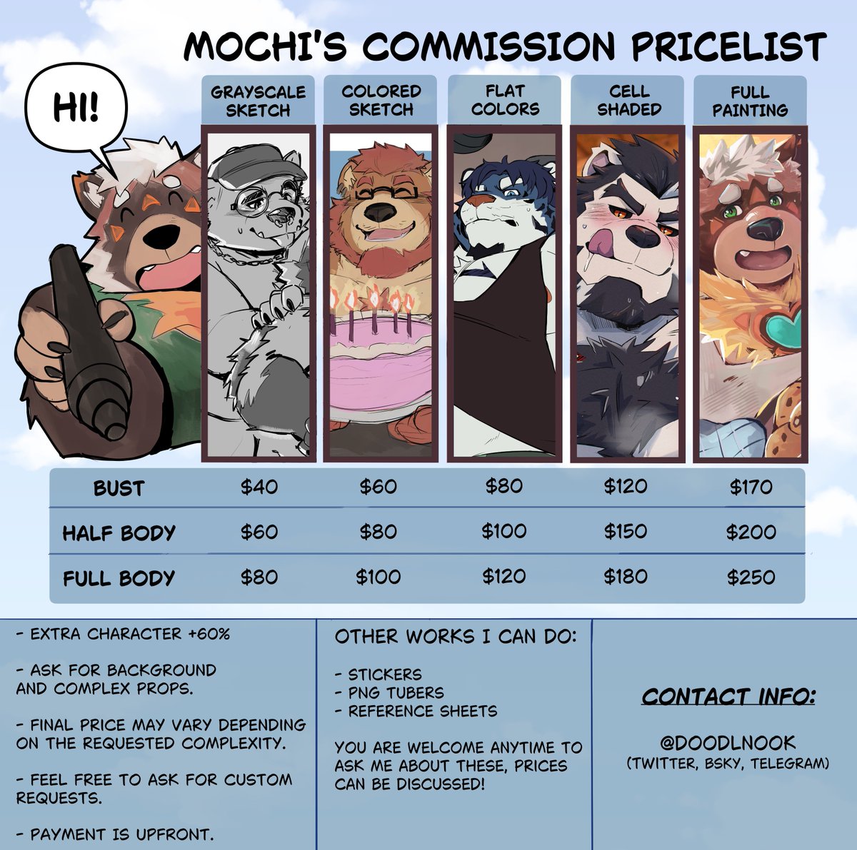doodlnook's tweet photo. i am finishing all my current works this week! I'll have slots available on the weeked so feel free to claim one now if you'd like to 🧡 https://t.co/Ts7dvYBqXE