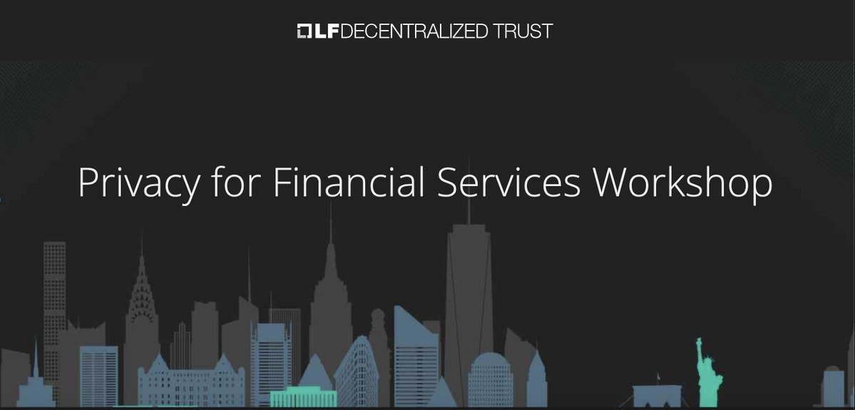 hedera's tweet photo. Privacy for financial services is front and center in NYC this week.

@Hashgraph has two sessions at @lfdecentralized's Privacy Workshop:

🎤 Rohit Sinha (Head of Cryptography) presents “Designing a Bridgeless Cross-Ledger Protocol,” on the cryptography behind CLPR.

🎤 @shyamnagarajan (Chief Partnership Officer) moderates the Bank Perspectives on Privacy panel with Citi, Kinexys by J.P. Morgan, Bank of America and Morgan Stanley.