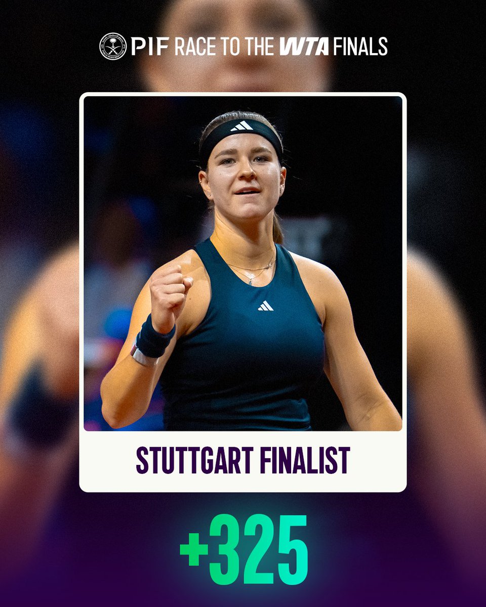 WTA's tweet photo. All roads leading to #TheUltimateStage 👏

Here's how Karolina Muchova confirmed her place at FAGE WTA Finals Indian Wells!

Don't miss your chance to see the top 8 players battle it out 👇

https://t.co/da5lfZ2aMt

@FAGEUSA | #WTAFinals https://t.co/0WJPtnx1zj