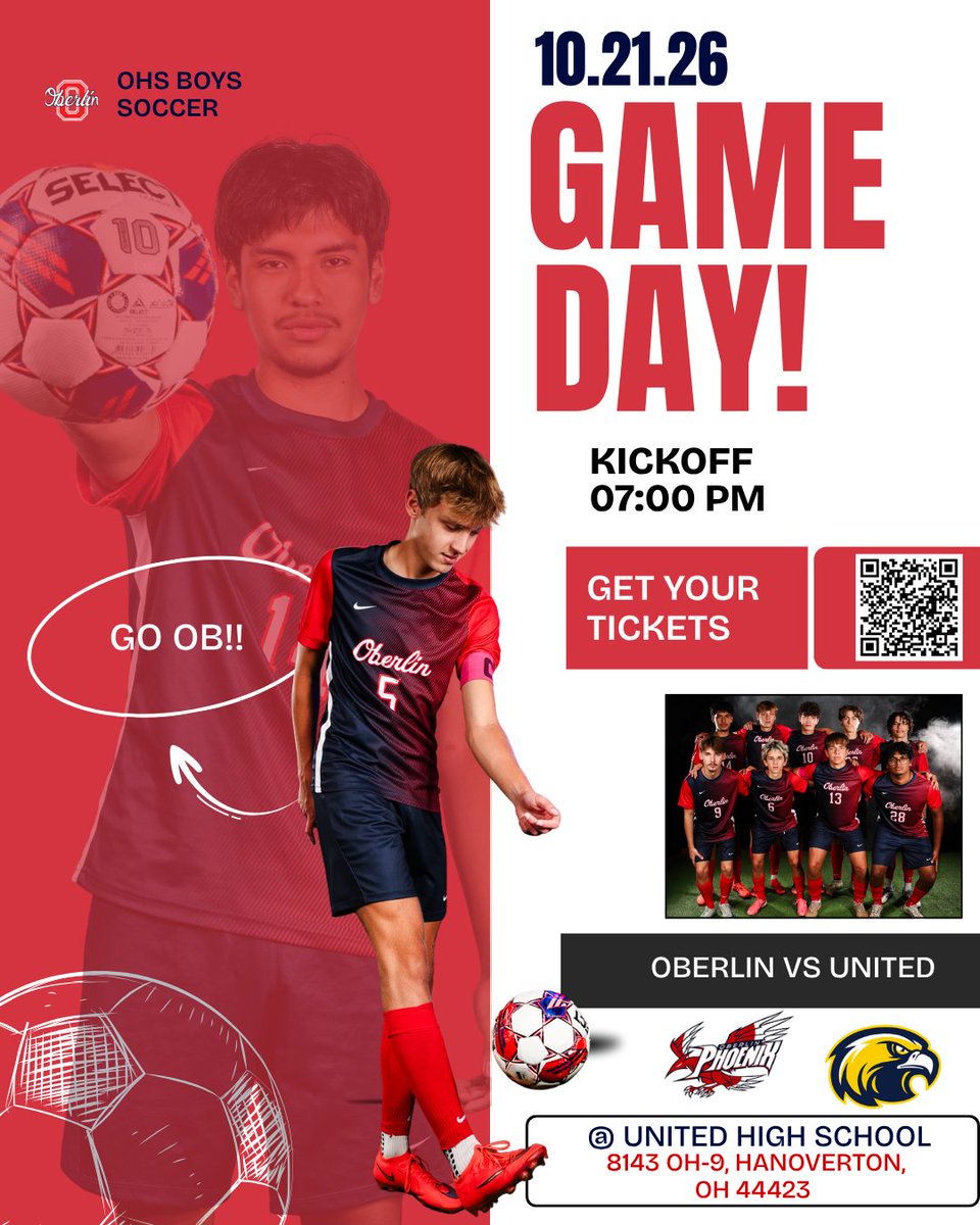 OBPhoenix's tweet photo. OHS Girls &amp; Boys Soccer are tournament bound! Get your tickets and come cheer on our teams!

Girls: https://t.co/4iE7bwTSF7

Boys: https://t.co/EiK2RbguLq

#OHSSoccer https://t.co/lMTsVuR04v