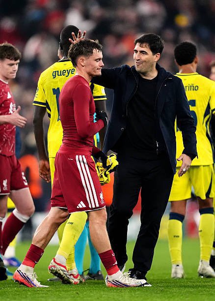 RealityLfc's tweet photo. Andoni Iraola revealed what Florian Wirtz told him after Liverpool 4-3 victory at Anfield.

Reporter🗣️: Andoni Do you mind telling us what you were telling Wirtz after the game.

Andoni 🗣️“Of course, he had a great game and after the final whistle I went to him and said, Hey Flo, this is what I’ve been wanting you to add to your games, add us goals and assist as we need them to go far as a team.”

He replied back that he’s getting there soon as he begins to understand my Plan and project to the whole team.”

After him just saying that I realize that what we were onto is really important and helps the players improve their games on the pitch, I’m happy for him because it’s getting easier now for them.”

“I told him again that, it’s the premier league way of adapting, what the manager brings to you is what you head up with, and for me been here in the PL for so long I think it’s important for him to get better quickly and adapt.”

It’s just his second season in the league, he has to go through some scenes to get better.