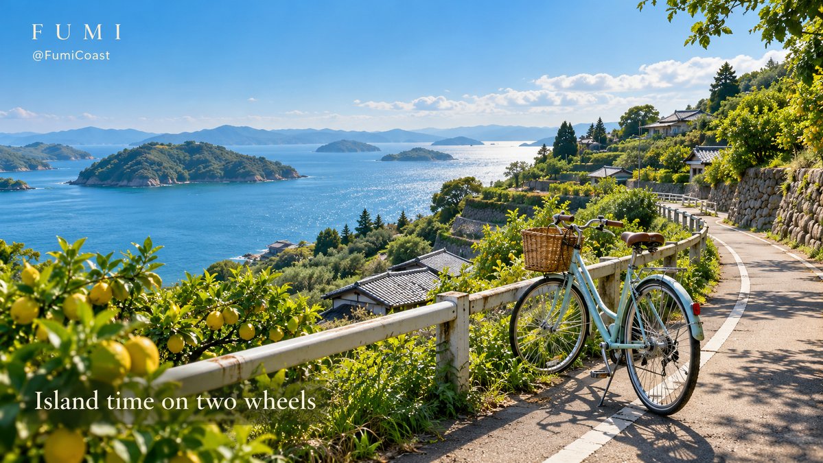 FumiCoast's tweet photo. 🚲

An island ride can be measured in sea views rather than kilometres.

Choose a route that matches your confidence, with time for rest stops and a local lunch. A gentle cycling day adds a different kind of freedom to a Japan holiday beside the water.

#FumiJapan https://t.co/uhWWO2VZKL