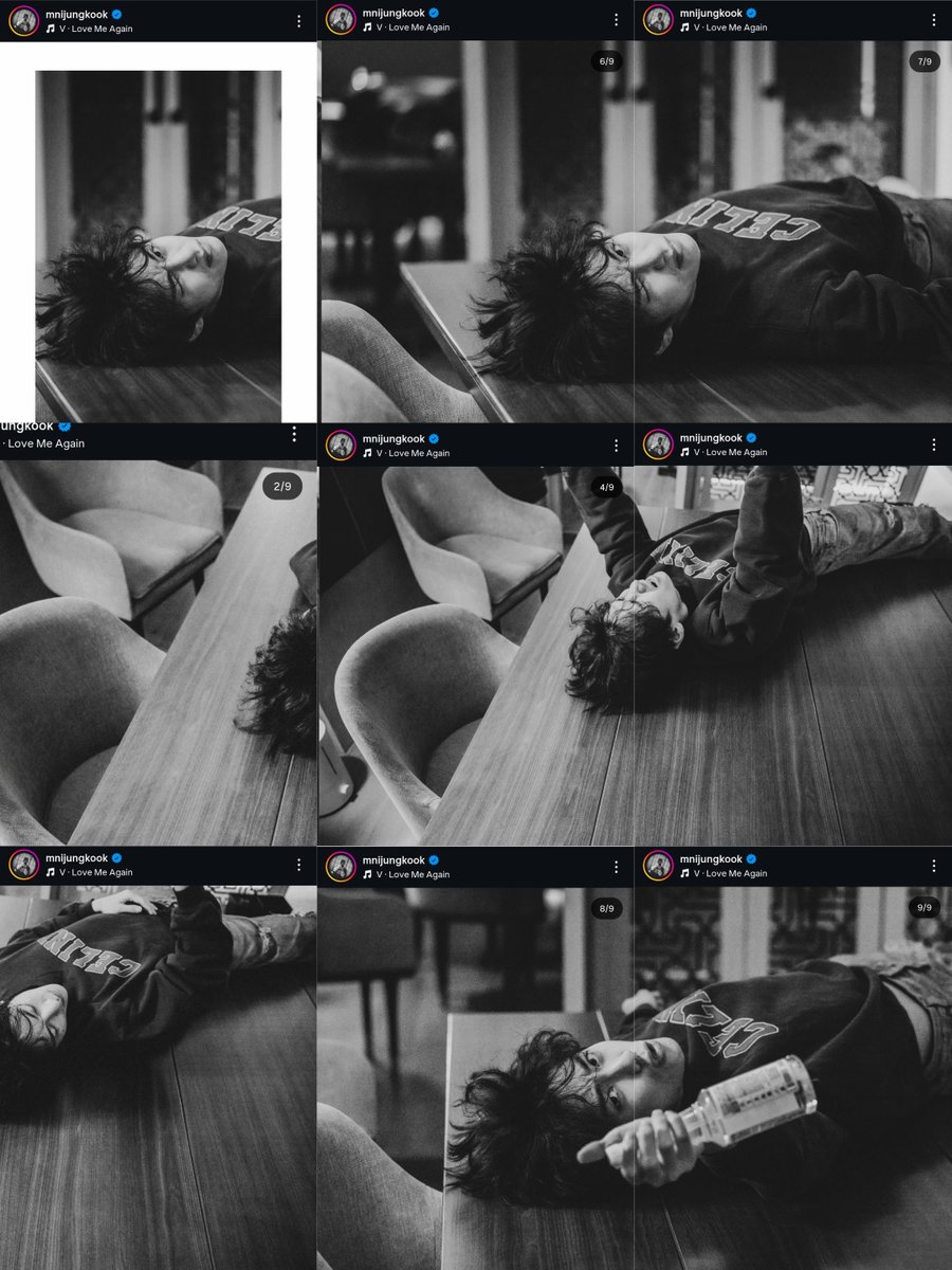 gojotaey's tweet photo. omfg jungkook posted 9 photos of taehyung in such an intimate position using tae’s song “Love me again” from their date. jeon yearner jungkook someone sedate me wtf jungkook 😭 https://t.co/Duqrc188pc