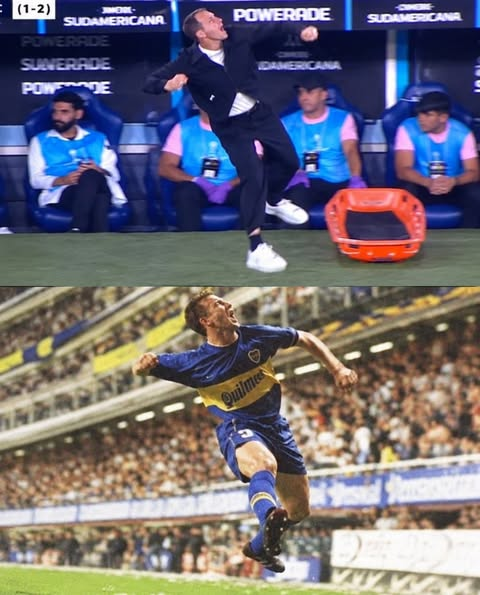 SANGREXENEIZE's tweet photo. El de la foto de arriba tiene 26 años y cuatro hijos más que el de la foto de abajo. Desde el 2000 hasta hoy vivió en 8 países distintos. Ya tiene cana y no puede jugar más al fútbol. Cambió todo...

Pero la pasión está INTACTA.

El fútbol es lo más grande que existe. https://t.co/WqzTn8HvIq