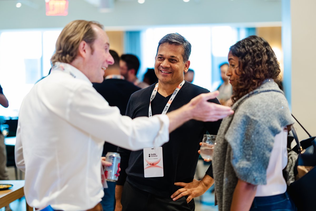 stable_summit's tweet photo. At Stable Summit and Capital Summit, the event formats go beyond the mainstage.

Speaker networking drinks give the programme’s contributors time together. Good food, no agenda, and an honest debrief of the day.

The relationships built there tend to outlast the event itself.

London, 13 November. Secure your spot: https://t.co/wWbpPtVel6