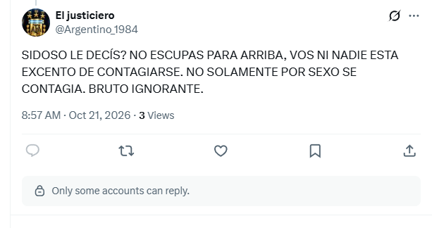 WilliamsValles8's tweet photo. @Argentino_1984  otro sidoso garchado por Pachano https://t.co/EfctOEKMYh