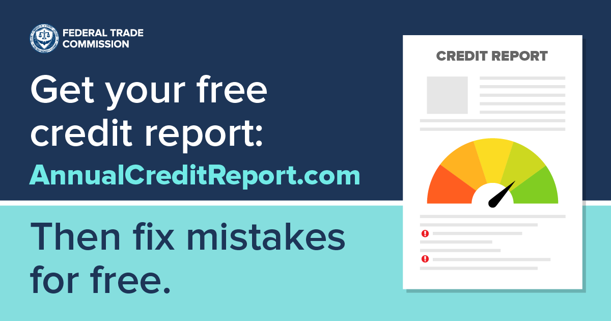 FTC's tweet photo. Only scammers say they’ll remove all accurate negative information from your credit report. Get your free credit report weekly at https://t.co/LvBHqENtzP. https://t.co/CuVoEXKpLM