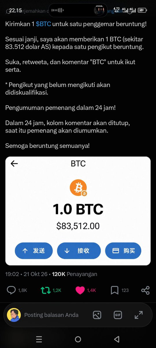 Jemngerd's tweet photo. @ItsRealAlec BTC https://t.co/VomyXscSan