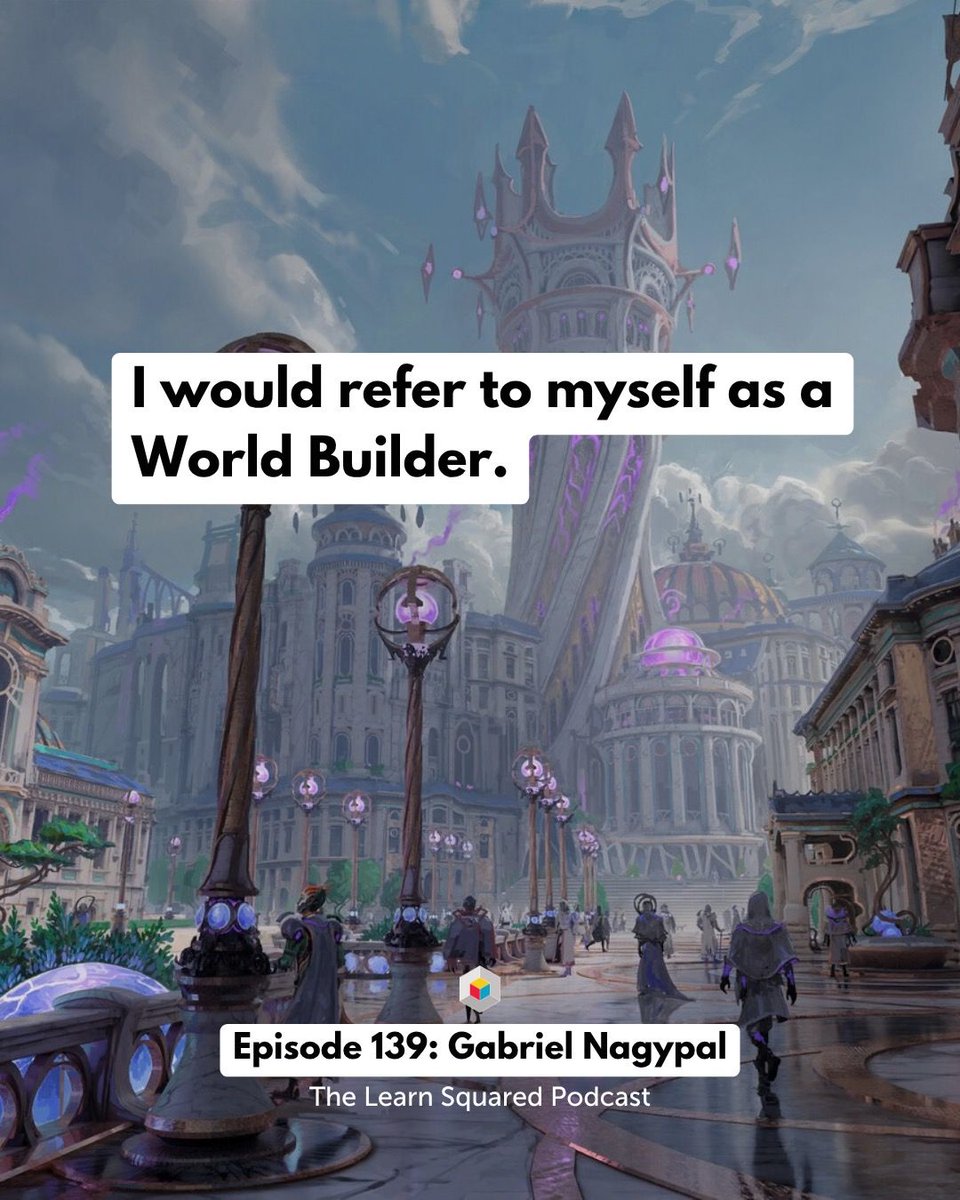 learnsquared's tweet photo. I’M A WORLD BUILDER with Gabriel Nagypal | EP 139 - The Learn Squared Podcast Available Now at https://t.co/gar5BOU4N5

Also Available on Spotify, Apple &amp; YouTube
-
#learnsquared #learnsquaredpodcast #worldbuilding #gabrielnagypal #podcast https://t.co/aWfqf04qTO