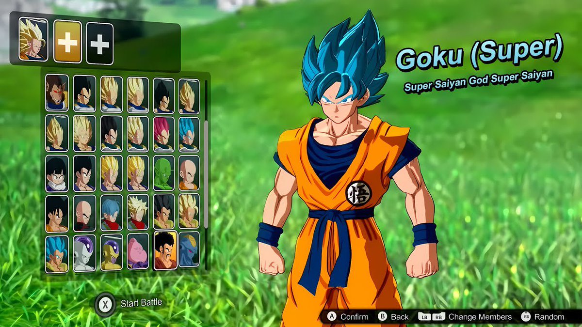 ChocoExplsn's tweet photo. I’m not saying Xenoverse 1 and 2 had the most peak roster select screen oat but they literally just copied Sparking Zero’s select screen why did they do that https://t.co/gn9h3WCOMH