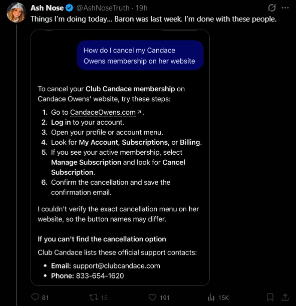 CrucibleOnX's tweet photo. now that Ash Nose the Truth, she can unblock me https://t.co/Sod1tZRMLi