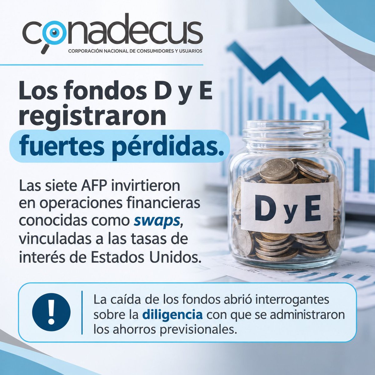 conadecus's tweet photo. ⚖️ ¿Qué falta para que CONADECUS avance hacia una nueva demanda colectiva contra las AFP?

Conoce qué está esperando la corporación y por qué las próximas resoluciones judiciales y administrativas son clave para defender los derechos de los afiliados.

📲 Desliza y conoce los detalles.

#CONADECUS #AFP #DerechosDelConsumidor #FondosDePensiones