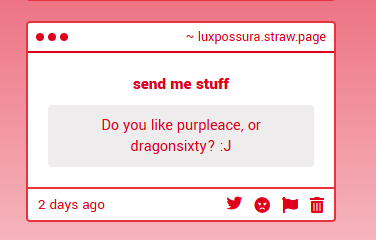 luxpossuray's tweet photo. 1 i like both, but i like alot of pairings so i think theyre all just cute in general!! ^_^
2 SO THERES THIS FLIES HERE!!!! SO CUTE!!! i know who sent me this hehehe.... https://t.co/H5VK61hluy