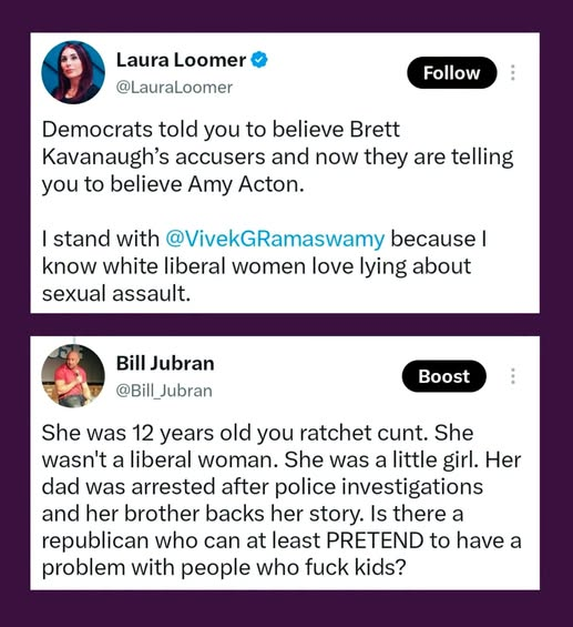 JamesTate121's tweet photo. Laura Loomer is a disgusting POS. https://t.co/RoPo3jY3Ml