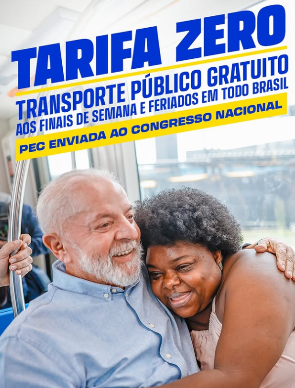 centralreality's tweet photo. 🚨AGORA: Presidente Lula envia PEC da tarifa zero ao Congresso Nacional. https://t.co/CnUgJILl2K