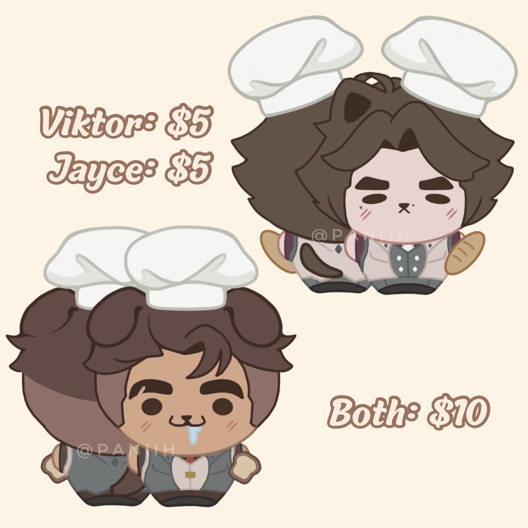 HgPaniku's tweet photo. Only 9 Days left! ‼️ If we don't hit our 50 MOQ goal, you get a full refund.

https://t.co/ser9gfF5qH

Support the campaign to make baker plushies Jayce and Viktor a reality! 🥖🥐

#Arcane #JayceTalis #ArcaneViktor #Jayvik #viktor https://t.co/EUYGaujCkv
