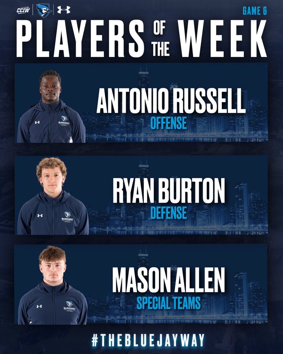 ElmhurstU_FB's tweet photo. Congratulations Antonio, Ryan, and Mason!

#THEBLUEJAYWAY https://t.co/HJV5Oo6oYR