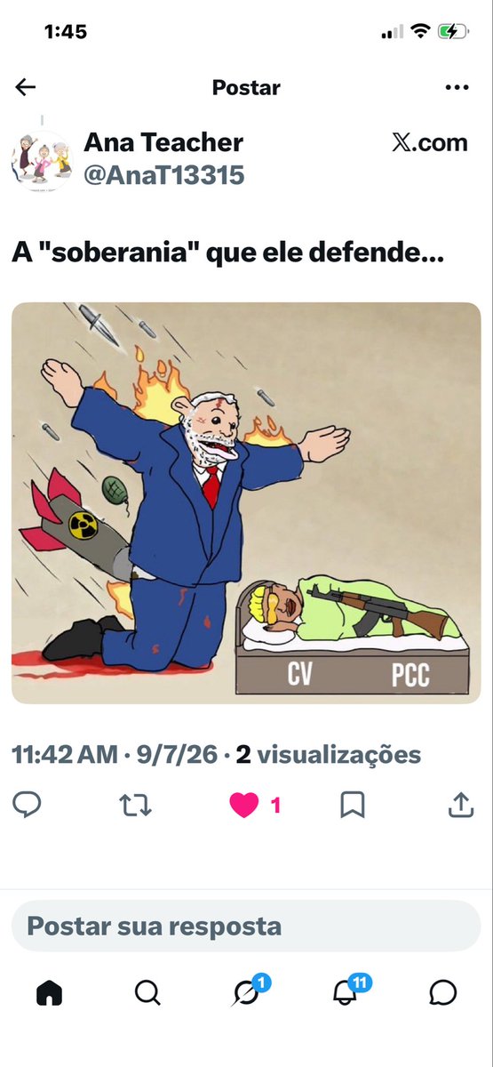 Gracielly50's tweet photo. @Metropoles https://t.co/R94iPNaKoR