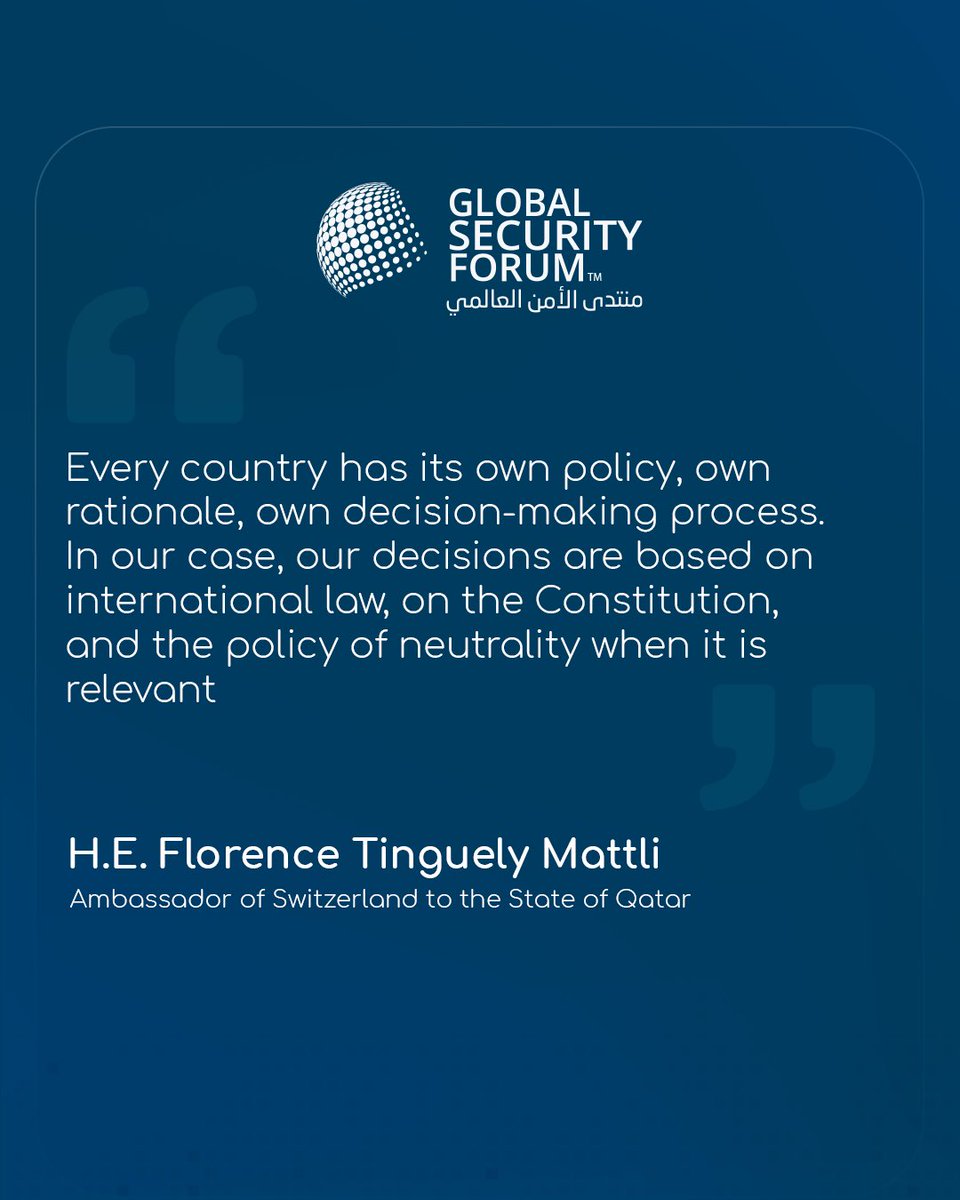 GSECForum's tweet photo. Key insights from “When Partners Disagree: Leadership, Trust and the Future of Alliances” at the Global Security Forum 2026.

@QatarPR_Geneva 
#GSF2026 #GSECForum https://t.co/TNVp0XQikI