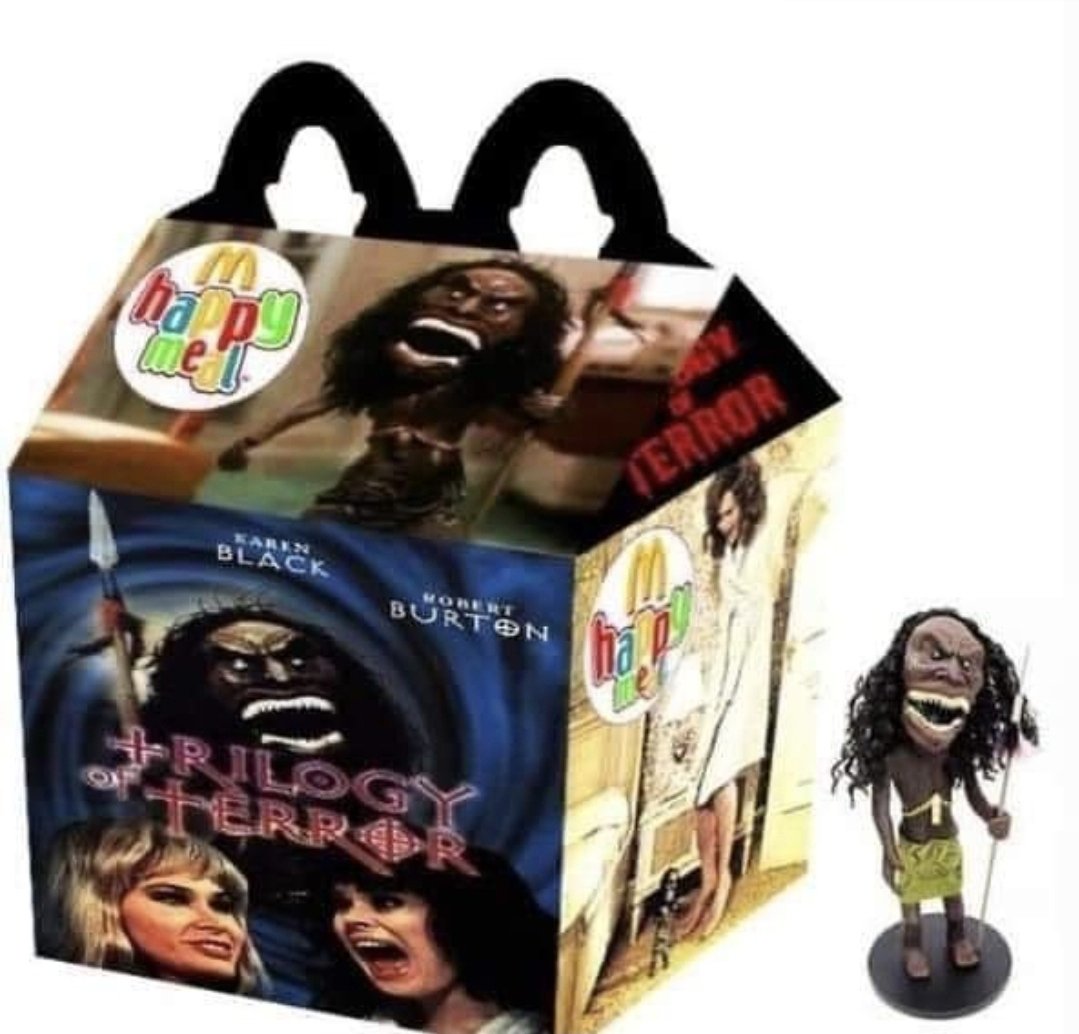 Robogiggles's tweet photo. #KarenBlack #TrilogyOfTerror #McDonalds #HappyMeal #OctoberVibes #Halloween https://t.co/VXoL5tnQvx