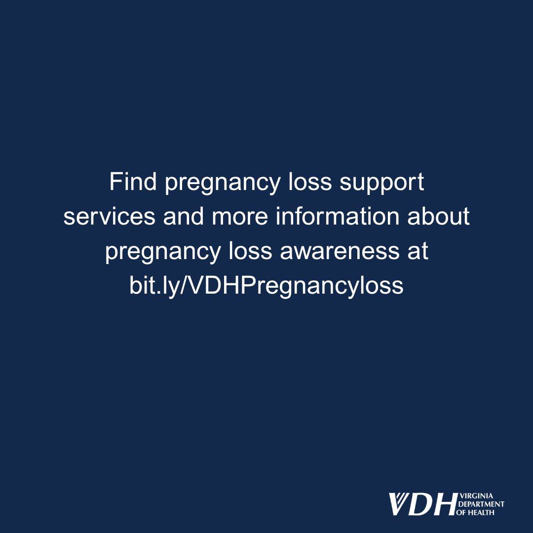 VDHgov's tweet photo. Experiencing a pregnancy loss is hard.  Our program can help. 

Learn more about available resources to those experiencing a loss and how to support grieving families at https://t.co/oAPMFeOJUJ. 

 #PregnancyLoss #GrievingFamilies https://t.co/mY9OVDV7X8