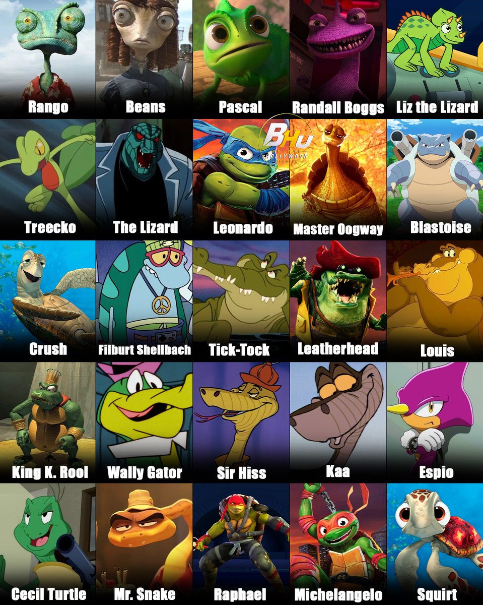 BeyondHUpdate's tweet photo. Happy National Reptile Day — Iconic Reptiles From Cartoons, Animation, Anime &amp; Games! https://t.co/HjnNoZYtw7