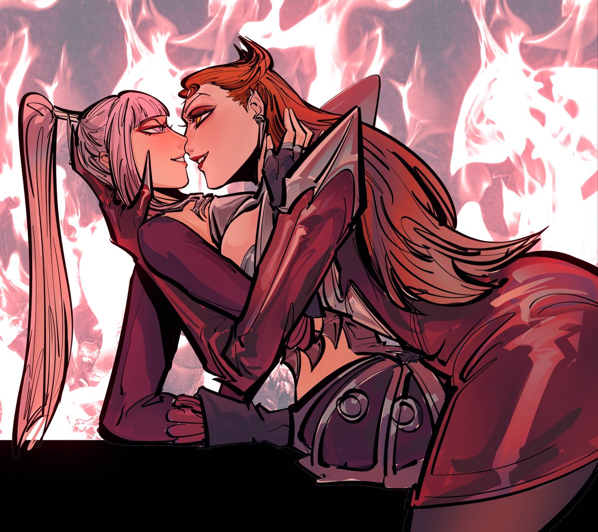 Bastet583393361's tweet photo. let it burn…🔥
#FIRESTARTER #KDA #kdafirestarter #evelynn #Akali  #akalynn https://t.co/MxoDK7XfDU