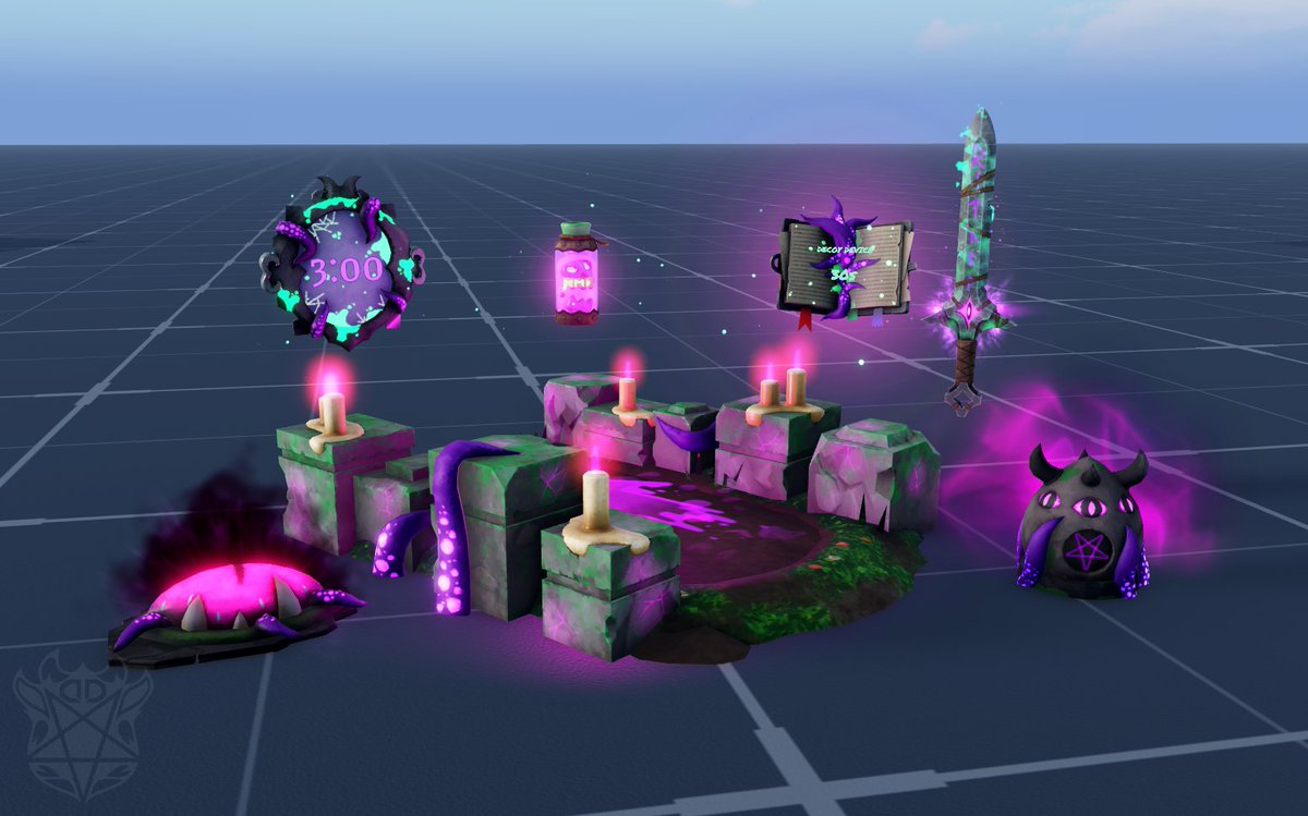 dardemaii's tweet photo. Occult Set item skins for Halloween update in Evade

#robloxevade #Evade #robloxart #roblox #RobloxDev https://t.co/MU4MEKDlOT