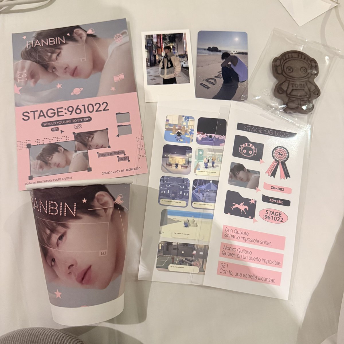 happinessland's tweet photo. สุ่มแจกเซ็ตจากคาเฟ่ที่เกา 3 รางวัล~~
ร่วมอวยพรวันเกิด&amp;ติด tag กันเยอะๆนะคะ ^^
ส่งฟรีไม่มีค่าใช้จ่ายค่ะ 🥹

#BI30ANDBEYOND #30살_비아이
#김한빈 #비아이 #BI #ハンビン https://t.co/BnQiKmMa2S
