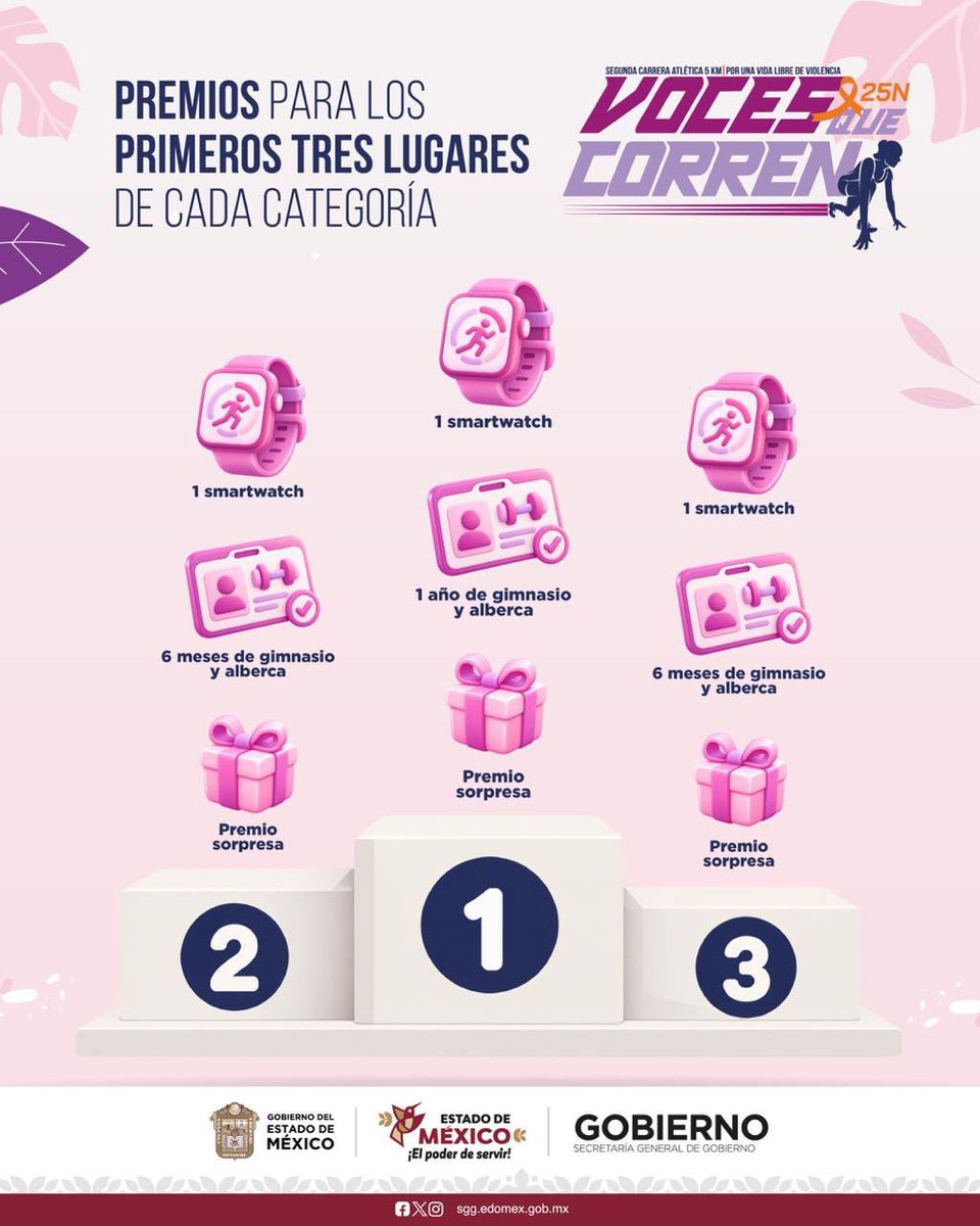 AlertaDeGenero's tweet photo. ¡Últimos días para sumarte a #VocesQueCorren25N!
Este 25 de octubre, participa en una carrera de 5 kilómetros por una vida libre de violencia contra las mujeres.

📍 Valle de Chalco Solidaridad.
🕘 9:00 horas.
Regístrate en:
https://t.co/5mmKtBpZiI
#ElPoderDeServir https://t.co/lGkjmK8GZF